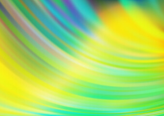 Obraz premium Dark Blue, Yellow vector background with bent ribbons. Geometric illustration in marble style with gradient. Marble style for your business design.