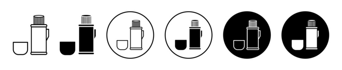 thermos simple icon collection set on white background color