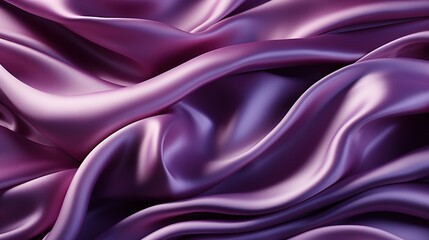 Obraz premium Sensuous Orchid Opulence: The Soft and Lustrous Weave of Purple Satin Textile, Transforming into a Captivating Wallpaper Background