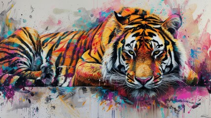 Colorful tiger