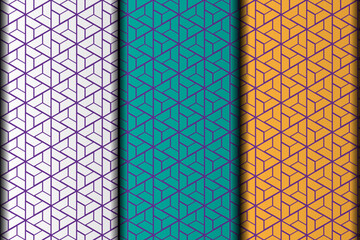 Vector eps seamless floral pattern design template.