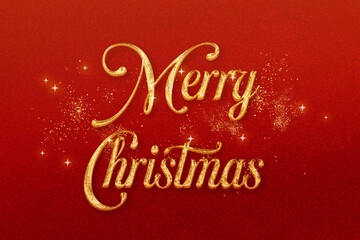 Merry christmas hand lettering calligraphy isolated on white background. Vector holiday illustration element. Merry Christmas script calligraphy	