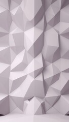 Obraz premium Polygonal Art Geometric Abstract Monochromatic Background