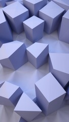 Fototapeta premium Polygonal Art Geometric Abstract Monochromatic Background