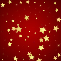 Magic stars vector overlay.  Gold stars scattered