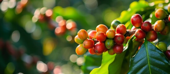 Captivating Coffee Beans Harvested from Majestic Trees: Indulge in the Aromatic Bliss of Coffee, Beans, and Trees