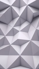 Fototapeta premium Polygonal Art Geometric Abstract Monochromatic Background