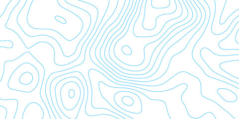 Abstract background with topographic contours map with blue color geographic line map .white wave paper curved reliefs abstract background .vector illustration of topographic line contour map design .