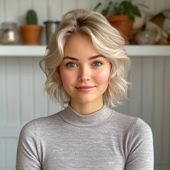 Fototapeta premium portrait of a beautiful woman