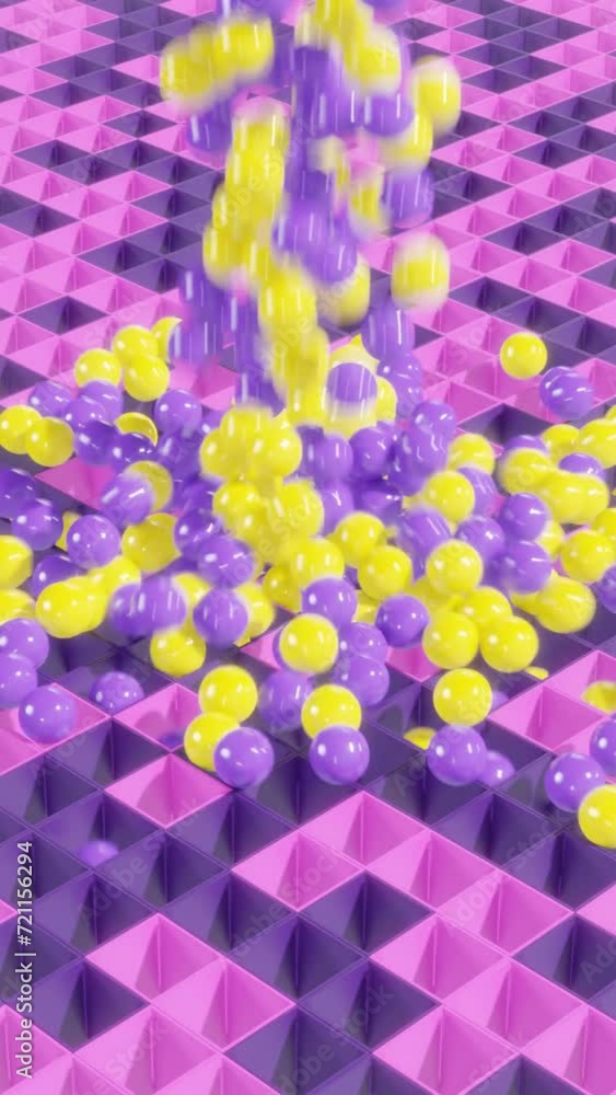 Poster abstract vertical symphony: dynamic motion graphic in modern design