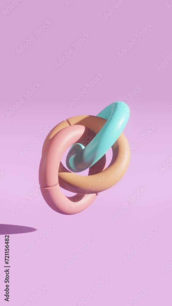 Aufkleber abstract vertical symphony: exploring modern 3d animation in dynamic background