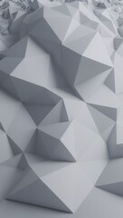 Obraz premium Polygonal Art Geometric Abstract Monochromatic Background