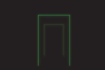 door to the light neon effect new