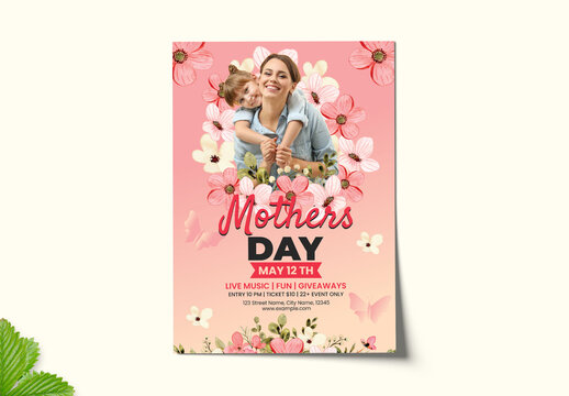 Mother&lsquo;s Day Celebration Flyer Layout