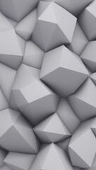 Polygonal Art Geometric Abstract Monochromatic Background