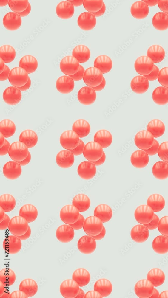 Aufkleber modern vertical patterns: dynamic abstract 3d animation