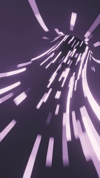 Vertical Motion Graphic Dynamics: Abstract Modern 3D Render