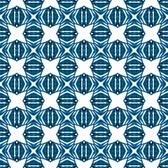 Organic tile. Blue admirable boho chic summer