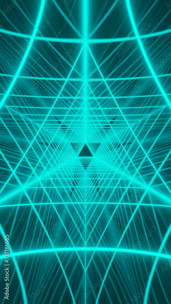 Aufkleber abstract vertical patterns: dynamic 3d motion design