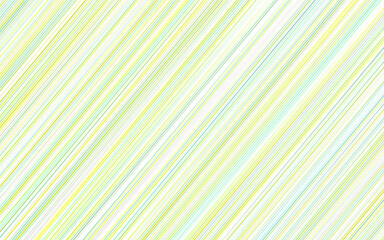 Light Green, Yellow vector cover with long lines. Modern geometrical abstract illustration with staves. The template can be used as a background.
