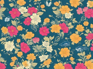 Asian style flower background, traditional japanese background