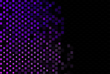 Dark Purple vector layout with rectangles, squares.