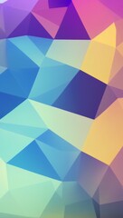 Colorful Polygonal Art Geometric Abstract Background