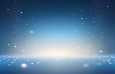 Fototapeta premium Blue Gradient Empty Winter Wallpaper