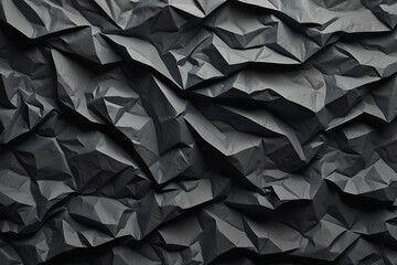 Black Crumpled Craft Paper Seamless Texture, an Enduring Canvas for Creative Endeavors
