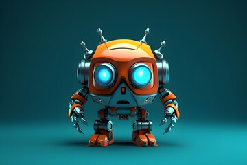 3d rendering of robot elements