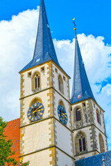 Obraz premium Stadtkirche Bad Wimpfen im Landkreis Heilbronn (Baden Württemberg)