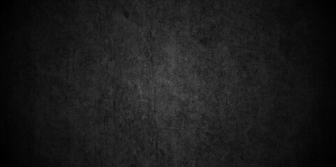 Dark Black background texture, old vintage charcoal black backdrop paper with watercolor. Abstract background with black wall surface, black stucco texture. Black gray satin dark texture luxurious. - obrazy, fototapety, plakaty