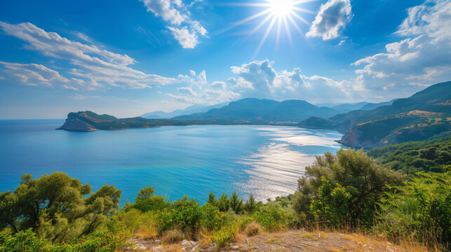 Greece Ionian islands agitos Georgios view