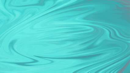 Flowing liquid marble texture. Blue water in the pool. Patterns and reflections and on the water surface. Silk blue fabric.