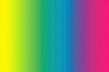 A rainbow colored gradient background. Saturation.  Light green and magenta, dark cyan and yellow. Subtle tonal value. Textured backdrop. Stripes, lines - obrazy, fototapety, plakaty