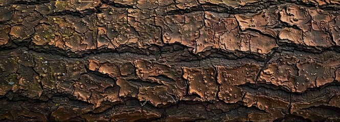 Rustic textures of old tree bark nature rugged artistry etched in time. Close up of weathered...