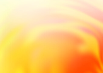 Light Yellow, Orange vector modern elegant background. Creative illustration in halftone style with gradient. The template can be used for your brand book.