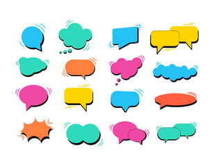 Dialogue bubble. Isolated background vector illustration eps 10. Comic style.