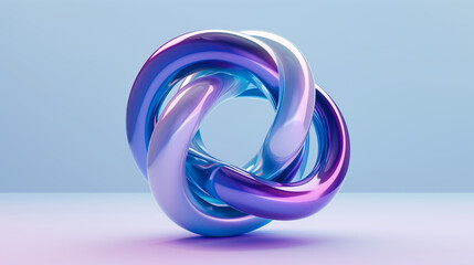 抽象的な彫刻3Dの画像 円形のミニマリズムシンボル 青紫色
An abstract 3d circular symbol. Purple and blue based wallpaper background [Generative AI] - 721186699