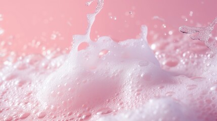 Fototapeta premium a close up of a milk splashing