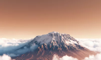 Foto op Canvas image of Kilimanjaro mountain, nature landscape © STORYTELLER