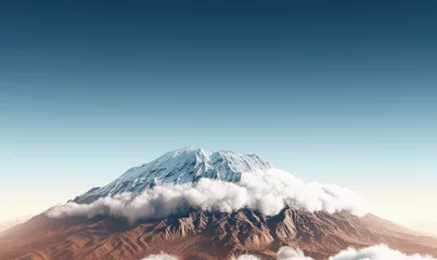 Foto auf Acrylglas Antireflex Kilimandscharo image of Kilimanjaro mountain, nature landscape