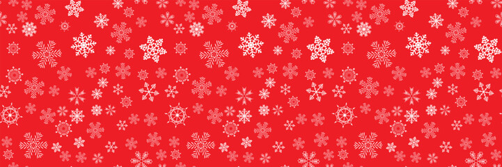 Christmas card with snowflake border vector illustration