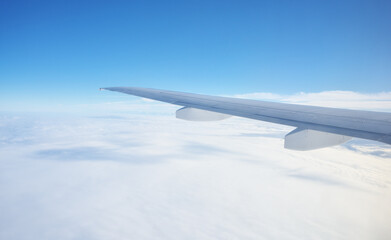 Clouds and sky on sunny day