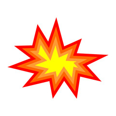 boom blank speech bubble