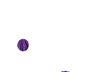 Light pink, blue vector pattern with spheres.