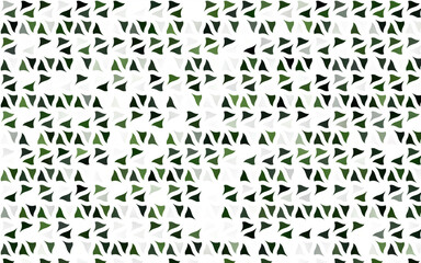 Light Green vector texture in triangular style. Illustration with set of colorful triangles. Pattern for commercials.