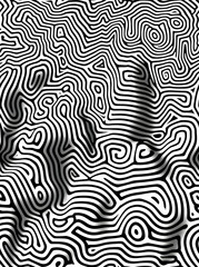 Waves of Confusion: Dynamic Black and White Topography