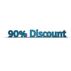 90% discount icon 