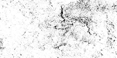 Fototapeta premium Dust overlay distress grungy effect paint. Black and white grunge seamless texture. Dust and scratches grain texture on white and black background. Dirty powder rough aged splash crumb wall backdrop.